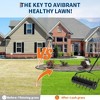 Rolling Lawn Aerator, 71" Heavy Duty Manual Aerator Tool with Adjustable Handle & Pre-Attached Spikes, Soil Penetrator Push Lawn Aeration for Garden - 4 of 4
