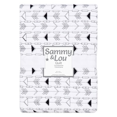 Trend Lab Sammy & Lou Quilt Arrows - Black/White