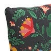 18"x18" Nordic Bird Polyester Square Throw Pillow Ink - Skyline Furniture: Cotton Woven, Zipper Closure, Indoor Use - 3 of 4