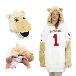 University of Oklahoma Sooner Snugible Blanket Hoodie & Pillow - 1 of 4