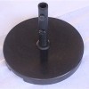 48.5lbs Granite Round Outdoor Patio Market Umbrella Base Black - Threshold™ - 2 of 4
