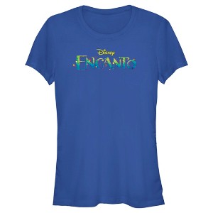 Juniors Womens Encanto Colorful Logo T-Shirt - 1 of 4