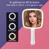 FamiHomii Lightweight, Durable, Portable Handheld Mirror with 3-Color dimmable Lights, Perfect for Hair Styling and Shaving.Battery Operated - 3 of 4