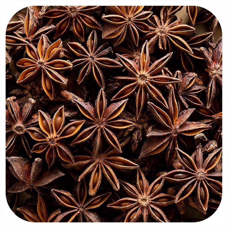 Frontier Co-op Organic Whole Star Anise Select, 16 oz (453 g), 1 of 3