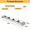 Commercial Heat Lamp Food 750w, Electric Food Heat Lamp Stainless Steel French Fry Heating Lamp Free-Standing Food Heat Lamp Countertop for Kitchen - 4 of 4