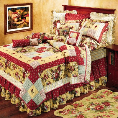 C&F Home 20" x 26" Abby Rose Patchwork Cotton Standard Sham - Machine Washable
