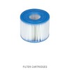 Intex 29011E Type S1 PureSpa Easy Set Pool Spa Hot Tub Filter Replacement Cartridges (6 Filters), Blue and White - 2 of 4