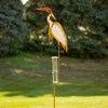Sullivans 54.25" Crane Rain Gauge Yard Stake  Metal - 3 of 3