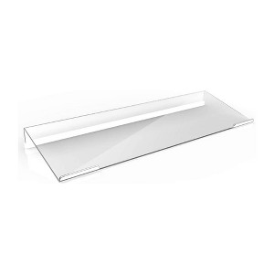 Evo Bytes Clear Acrylic Tilted Computer Keyboard Holder - 1 of 4