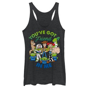 Women's Toy Story Friend in Me Scene Racerback Tank Top - 1 of 4