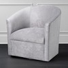 Polyester Microfiber Swivel Chair with Dacron-Wrapped Seat, Foam Cushion, and 360-Degree Swivel - 3 of 4