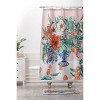 California Summer Bouquet Ora Shower Curtain - Deny Designs: Microfiber, Machine Washable, Ring Top Hanging Style - 3 of 3