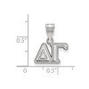 Black Bow Jewelry Sterling Silver Delta Gamma Greek Life Medium Pendant - 2 of 3