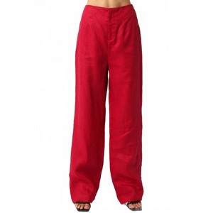 Women's Blair Linen Pant - OLIVACEOUS - 1 of 4