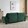 NicBex 84" Corduroy Sleeper Sofa with 23" Deep Seat, Upholstered Loveseat Sofa with 2 Supportive Pillows, Couches for Living Room - 3 of 4