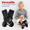 4E's Novelty Socks with the Phrase ‘Do Not Disturb I’m Gaming - Funny Gaming Socks for Men & Teen Boys, 1 Pair Gamer Socks - 2 of 4