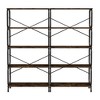 Lycvki Vintage Industrial 5 Tier Large Book Shelf for Living Room - 2 of 4