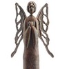 SPI Home Praying Angel Garden Sculpture – Cast Iron, 23” Tall, Weathered Finish, Indoor/Outdoor Décor - 3 of 3