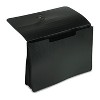 Pendaflex Expanding Portfolio, 5.25" Expansion, 1 Section, Elastic Cord Closure, Legal Size, Black - 2 of 2