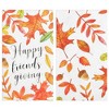 Sparkle and Bash 50 Pack Happy Friendsgiving Napkins, 3-Ply White Paper Dinner Napkins for Thanksgiving Party Supplies, Decor, 7.9x4.4 in - 4 of 4
