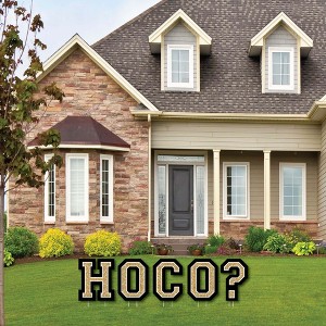 Big Dot of Happiness Hoco Dance Proposal - Yard Sign Outdoor Lawn Decorations - Homecoming Proposal Yard Signs - HOCO - 1 of 4