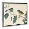 Stupell Industries Blue Bird and Leaves Floating Frame Canvas Art - 2 of 4
