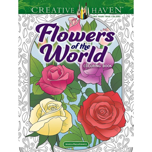 Creative Haven Floral Design Color by Number Coloring Book (Adult