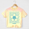 Simply Sage Market S.W.Smiley Mama Stacked Flower Boxy Crop Top - 2 of 4