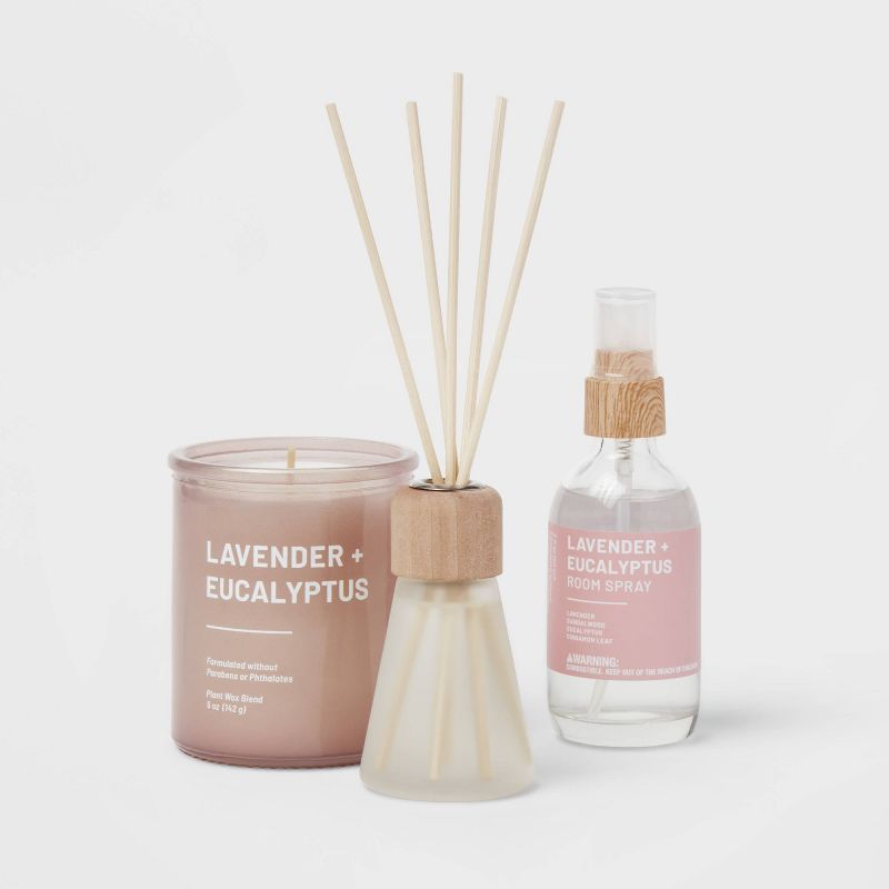 3pk Diffuser Candles Room Spray Gift Set Eucalyptus Lavender - Project 62&#8482;, 3 of 4