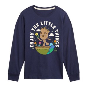 Boys' - Marvel - Guardians of the Galaxy Enjoy The Little Things Long Sleeve Graphic T-Shirt - 1 of 4
