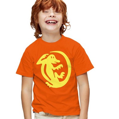Boys' Short Sleeve Legends Of the Hidden Temple Orange Iguanas T-Shirt