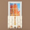 Collections Etc Leaf Embroidered Curtains - 2 of 3