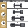 Adjustable Dumbbells Hand Weights Set: Sportneer 4 In 1 Weight Each 2lb 3lb 4lb 5lb Free Weights Dumbbells Set - 3 of 4