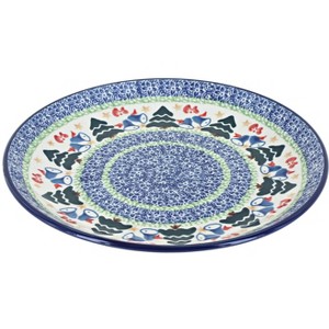 Blue Rose Polish Pottery Ceramika Artystyczna Dessert Plate - 1 of 2