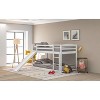 NicBex Twin Over Twin Loft and Bunk Bed with Ladder,Pine Bunk Bed Frame with Convertible Slide for Kids Teens Dorm Rooms - 4 of 4