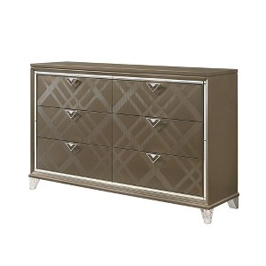 Skylar Dark Champagne Finish Dresser - 1 of 1