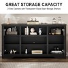 34'' Tall Farmhouse LED TV Stand,Entertainment Center with Storage,TV Media Console Table for TV Up to 65 Inch,TV Table - 4 of 4