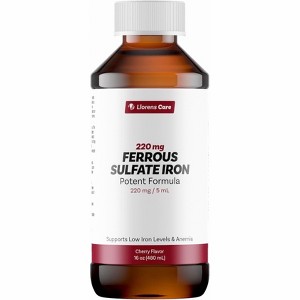 Llorens Ferrous Sulfate 220mg/5mL Liquid Cherry 16 Oz - 1 of 4