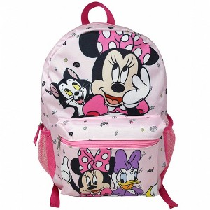 Disney Minnie Mouse and Friends 16" Nylon School Backpack with 2 Mesh Pockets and a Small Front Pocket - 1 of 1