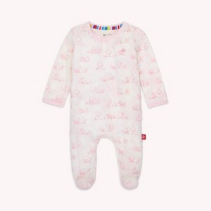 Girl Baby Newborn Footie - magnetic me - 1 of 3
