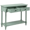 NicBex Console Table Traditional Entryway Table with 2 Drawers and Bottom Shelf Side Table for Living Room, Entryway, Hallway - 4 of 4