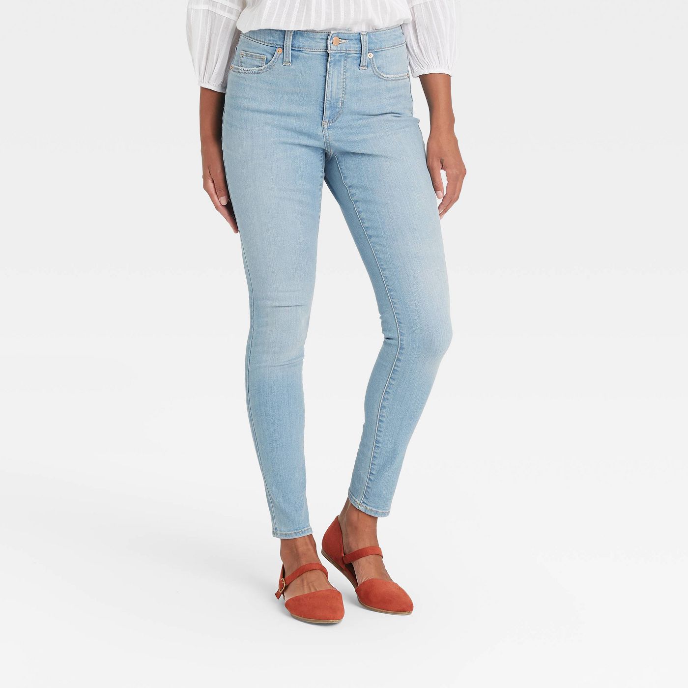 Women's High-Rise Skinny Jeans - Universal Thread™ - image 1 of 11