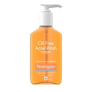 Neutrogena Oil-Free Salicylic Acid Acne Fighting Face Wash - 9.1oz - 1 of 4