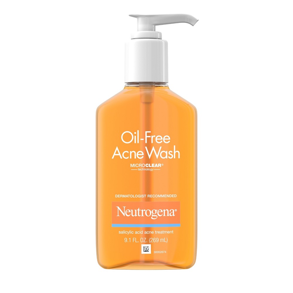 UPC 070501017128 product image for Neutrogena Oil-Free Salicylic Acid Acne Fighting Face Wash - 9.1oz | upcitemdb.com