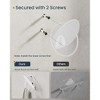 SONGMICS HOME Wall-Mounted Coat Rack, Hook Rack, 4 Metal Hooks, for Coats, Bags, Keys, in The Entryway, Bedroom, Living Room - 4 of 4