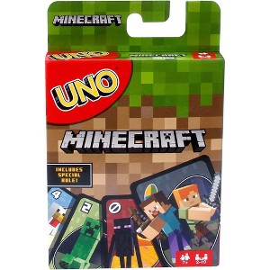 Mattel - UNO Card Games - Family Game Night - Minecraft - 1 of 1