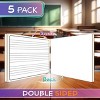 SCRIBBLEDO Music Staff Dry Erase 9"X12" Board 5-Pack, Erasers Included - 2 of 4
