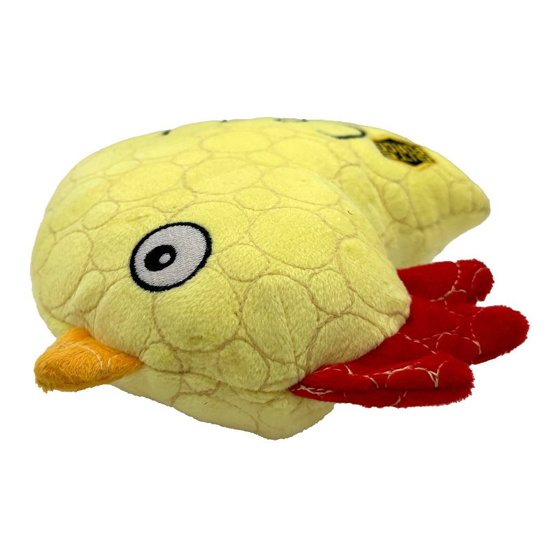 Bite Force Built with Kevlar Tough Plush Chicken Dog Toy, 5 of 12
