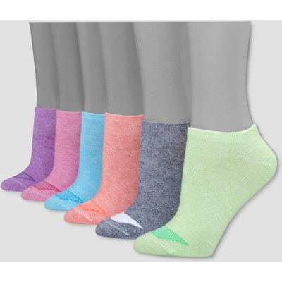 Hanes Premium Women's Cool Comfort Lightweight 6pk No Show Socks 5-9 :  Target