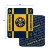 NBA Denver Nuggets 60"x70" Reverse Block Wordmark Double Sided Flannel Fleece Blanket - 3 of 3
